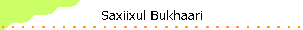 Saxiixul Bukhaari