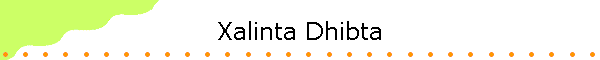 Xalinta Dhibta