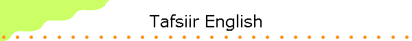 Tafsiir English