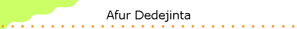 Afur Dedejinta