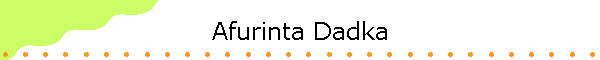 Afurinta Dadka