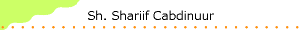 Sh. Shariif Cabdinuur