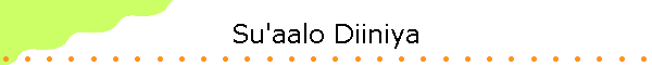 Su'aalo Diiniya